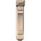 Ekena Millwork Olympic Arts and Crafts Smooth Bracket w/ Offset Brace, Douglas Fir, 5 1/2"W x 16"D x 28"H BKT0604X16X28OLY03SDF - alternate 2